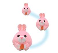 Qzdtue Moving Pet Plush Toy for Dogs, Talking Interactive Bouncing Ball, Versatile Plush Buddy with Sound, Moving Dog Plaything 5,91 x 5,12 x 5,51 in for Halls, Gardens and Lawns