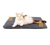 Qzdtue Pet Puppy Self-Warming Mat, Self-Warming Dog Bed, Non-Slip Heating Pet Pad, Thickened Dog Bed Mats, Cat Heating Mat For Winter, Pet Resting Mat For Furniture, Outdoor Cat House Heating Pad