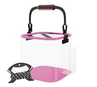 Qzdtue Plegable Bait Bucket, Minnow Storage Bucket, Contenedor de Peces en, EVA Fishing Bucket, Water-Resistant Fish Bucket, Fishing Gear Storage Bucket, Portable Fishing Accessories, Fish Bucket