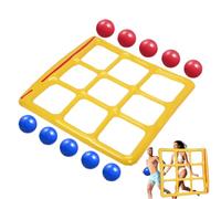 Qzdtue Pool Game, Inflatable Float Toy, Water Sports Equipment, 57,09 x 54,33 pulgadas, Incluye 10 bolas, Family Activity Set, Outdoor Travel Fun, Backyard Entertainment for Yard, Lake