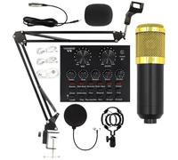 Qzdtue Professional Live Streaming Equipment, User-Friendly Live Streaming Kit, Recording Studio Supplies, Live Streaming Setup for Singers, Content Creator Live Streaming Equipment