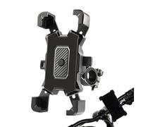 Qzdtue Soporte de teléfono para manillar de bicicleta, soporte de teléfono de bicicleta, giratorio versátil, pinza de ahorro de espacio para scooter, pinza de portátil para