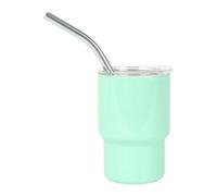Qzdtue Tazas de Shots,Vaso sublimable de 90 ml con pajita - Botellas isotérmicas para bebidas calientes y frías - Ideas de regalos para eventos y