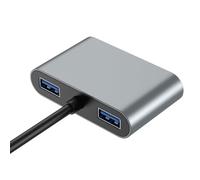 Qzdtue USB Ethernet Adapter, Gigabit Network Cable, Type C Wired Connection, 6,2 x 6,2 x 1,3 cm Plug and Play Speed Adapter, Compatibility, Work Travel Tech Setup