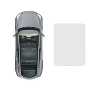 QziH para VW ID.3 2021- Visera Cristal Techo Tragaluz Accesorios Protección UV Tapa Sol Coche,protección UV y térmica,A-Gray White Regular Style