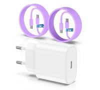 QZIIW Cargador para iPhone 15 16, 20W Apple original cargador rápido con 60W 1M+2M cable de carga rápida para iPhone 16/16 Pro/16 Max/16 Plus/i Phone 15/15 Pro/15 Max/15 Plus/iPad Pro/Air/Mini.