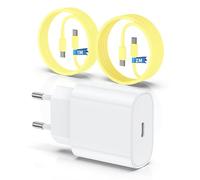 QZIIW Cargador para iPhone 15 16, 20W Apple original cargador rápido con 60W 1M+2M cable de carga rápida para iPhone 16/16 Pro/16 Max/16 Plus/i Phone 15/15 Pro/15 Max/15 Plus/iPad Pro/Air/Mini.