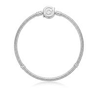 QZKJQDD Pulsera de acero inoxidable para mujer, pulseras circulares, hebilla, serie de cadenas de serpiente, pulsera de abalorios para mujer, pulsera de plata, regalo para mujeres
