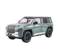 QZKUUELCA Maquetas De Coches Miniatura De Aleación Fundida A Presión A Escala 1:24 For BYD Look UP U8 Adornos De Escritorio De Simulación De Moda Coche Modelos A Escala De VehíCulos De Motor(Green)