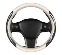 QZMREVKPD Funda Volante Coche, para Dodge Caliber Hatchback 2006-2011 Universal Protector Volante Transpirable Antideslizante Cubre Microfibra Cuero,A