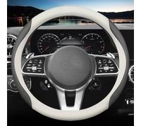 QZMREVKPD Funda Volante Coche, para Dodge Caliber Hatchback 2006-2011 Universal Protector Volante Transpirable Antideslizante Cubre Microfibra Cuero,C