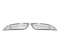 QZQXEMEDQ Para T&oyota Para Camry XV50 2015 2016 LED 2 Piezas Parachoques Freno Señal Giro Reflector Lámpara Antiniebla Trasera Coche Remolque Derecha Faros Traseros(White 1 Pair)