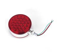 QZQXEMEDQ Para Volvo Para Camión Remolques Luces Laterales Dobles Indicador Espejo Scania Posición Señal Giro Redondas 48 LED Derecha Faros Traseros(1pc)