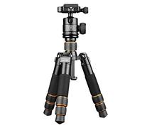 QZSD Q166c Cámara portátil estable videocámara de fibra de carbono trípode monopod bola cabeza con funda de transporte para Canon Nikon Sony Olympus Fit Viajar vacaciones