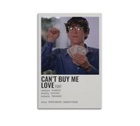 QZXV Póster de estrella de cine vintage con texto en inglés "Can't Buy Me Love", póster decorativo de lienzo decorativo para pared, decoración moderna de dormitorio, póster de 40 x 60 cm, estilo sin