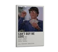 QZXV Póster de estrella de cine vintage con texto en inglés "Can't Buy Me Love", póster decorativo de lienzo decorativo para pared, decoración moderna de dormitorio, póster de 30 x 45 cm, estilo marco
