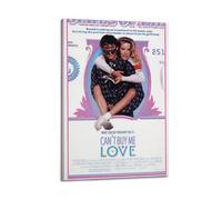 QZXV Póster de estrella de cine vintage con texto en inglés "Can't Buy Me Love", póster decorativo de lienzo decorativo para pared, decoración moderna para dormitorio, 20 x 30 cm, estilo marco