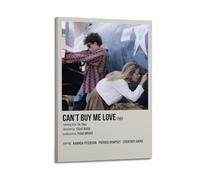 QZXV Póster de estrella de cine vintage con texto en inglés "Can't Buy Me Love", póster decorativo de lienzo decorativo para pared, decoración moderna de dormitorio, póster de 30 x 45 cm, estilo marco