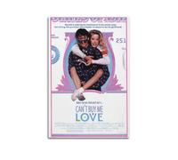 QZXV Póster de estrella de cine vintage con texto en inglés "Can't Buy Me Love", póster decorativo de lienzo decorativo para pared, decoración moderna de dormitorio, póster de 30 x 45 cm, estilo sin