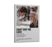 QZXV Póster de estrella de cine vintage con texto en inglés "Can't Buy Me Love", póster decorativo de lienzo decorativo para pared, decoración moderna de dormitorio, póster de 20 x 30 pulgadas (50 x