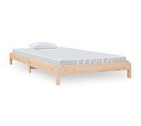 QZZCED Cama de día para dormitorio, cama de hotel, cama apilable, 100 x 200 cm, madera maciza de pino para dormitorios, hoteles, apartamentos
