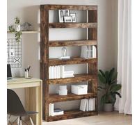 QZZCED Estantería Moderna de Madera Resistente con Soporte de Pared - Armario Librería Rectangular para Sala de Estar, Organizador de Libros y Decoración Minimalista