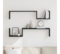 QZZCED Estantes de Pared de Roble Modernos, Estantes Flotantes Rectangulares 100x15x20 cm para Sala de Estar, Estantería Minimalista con Acabado Mate y Fácil Instalación