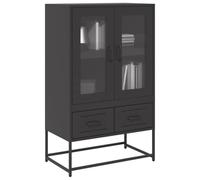 QZZCED Highboard - Armario de dormitorio para cocina, 68 x 39 x 111,5 cm, acero