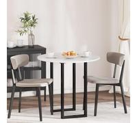 QZZCED Mesa Redonda Minimalista de Madera de Calidad para Comedor u Oficina, Sólida y Opaca con Superficie Funcional y Diseño Versátil para Interiores