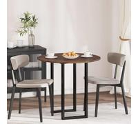 QZZCED Mesa Redonda Minimalista de Madera Resistente para Comedor u Oficina, Sólida y Opaca con Superficie Funcional y Diseño Versátil para Interiores