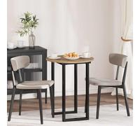 QZZCED Mesa Redonda Minimalista de Madera Sólida para Comedor u Oficina, Superficie Opaca y Resistente, Diseño Moderno con Líneas Limpias, Mueble Funcional para