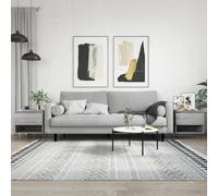 QZZCED Mesas de Centro 2 uds Madera ingeniería Gris Sonoma Mesa de Centro Moderna con Cajón y Almacenamiento, Estable y Resistente 50x46x50 cm