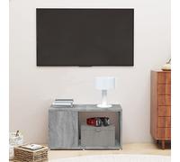 QZZCED Mueble TV Madera Contrachapada, Estantería Amplia Almacenamiento para Consolas DVD Libros, Mueble Multiusos para Sala Oficina con Superficie Resistente y