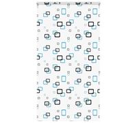 QZZCED Persiana Enrollable de Ducha con Casete, Material PEVA Impermeable, Ahorro de Espacio, Seguridad Infantil, Fácil Limpieza y Montaje en Pared o Techo