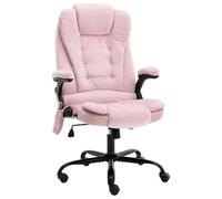 QZZCED Silla de Oficina Masajeadora Reclinable con Calefacción Lumbar y Función de Masaje en 4 Puntos para Espalda y 2 Puntos para Asiento, Diseño Ergonómico con Respaldo Alto,