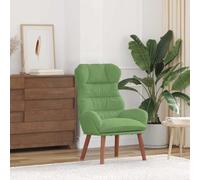 QZZCED Silla Relax Verde Claro Sillón Moderno de Terciopelo Ergonómico para Sala y Dormitorio 69 x 74 x 93 cm Terciopelo