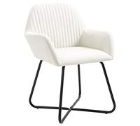 QZZCED Sillas de cocina para grupos de comedor, versátiles, sillas de comedor, 6 unidades, tela crema para salón, cocina, comedor