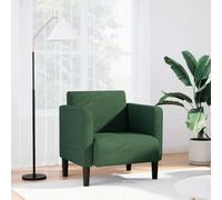 QZZCED Sillón con reposabrazos, color verde selva, silla de dormitorio, silla de salón, hotel, 54 cm, tela de pana