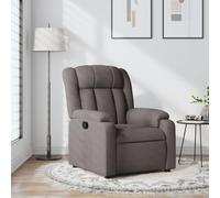 QZZCED Sillón de relax de tela gris topo silla de espera para oficina cocina