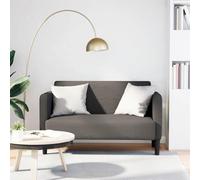 QZZCED Sofá Loveseat Gris Claro 109 cm Tejido de Pana, Tapicería Duradera con Asiento de Espuma y Resortes, Estructura de Madera Contraplacada para Salón y Estancia, Diseño Moderno