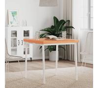 QZZCED Tablero de Mesa de Madera Maciza de Haya, Superficie Cuadrada con Esquinas Redondeadas para Comedor o Uso Comercial, Fácil de Limpiar y Personalizar