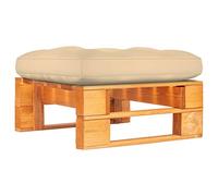 QZZCED Taburete para palés de jardín, color marrón miel, madera de pino impregnada, muebles de jardín, muebles de terraza para patios interiores