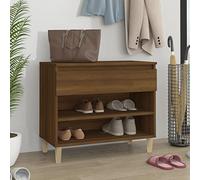 QZZCED Zapatero de Madera con 2 Compartimentos y Cajón, Mueble de Entrada para Organizar Calzado y Objetos Pequeños, Estructura Robusta y Resistente a la Humedad, Incluye Manual