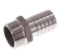 R 1 1/2'' Macho x 38mm Llave de manguera de acero inoxidable 16 Bar