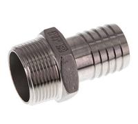 R 1 1/4'' Macho x 32mm Llave de manguera de acero inoxidable 16 Bar