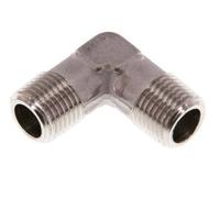 R 1/8'' Macho Codo de 90 grados de acero inoxidable 150 Bar