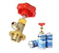 R-134A - Llave dispensadora R134A, abrebotellas de refrigerante de CA, válvula dispensadora, abridor de botellas de aire acondicionado automático