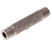 R 3/8'' Espiga doble de acero inoxidable 20 Bar DIN 2982 - 500mm