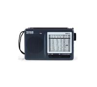 (R-9012) Radio portátil de corte onde TECSUN R-9012 AM/FM/SW de 12 bandas con antena externa
