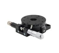 R Axis 80mm RSP80-L Mesa deslizante giratoria de 360 grados con ajuste de ángulo manual for aplicaciones de micrómetro óptico, 1 unidad